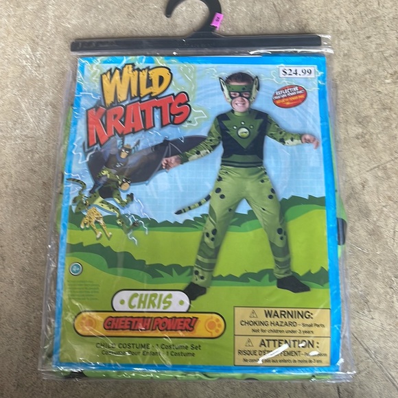 Wild Kratts: Chris Cheetah Power Kids Costume! New! - Picture 2 of 6